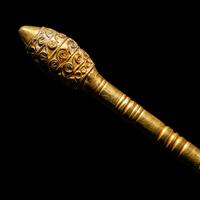 A Roman Gold and Silver Liturgical Spoon