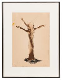Jim Dine (American, b. 1935) — Tree Lamp (from The Picture of Dorian Gray Edition B portfolio), 1968