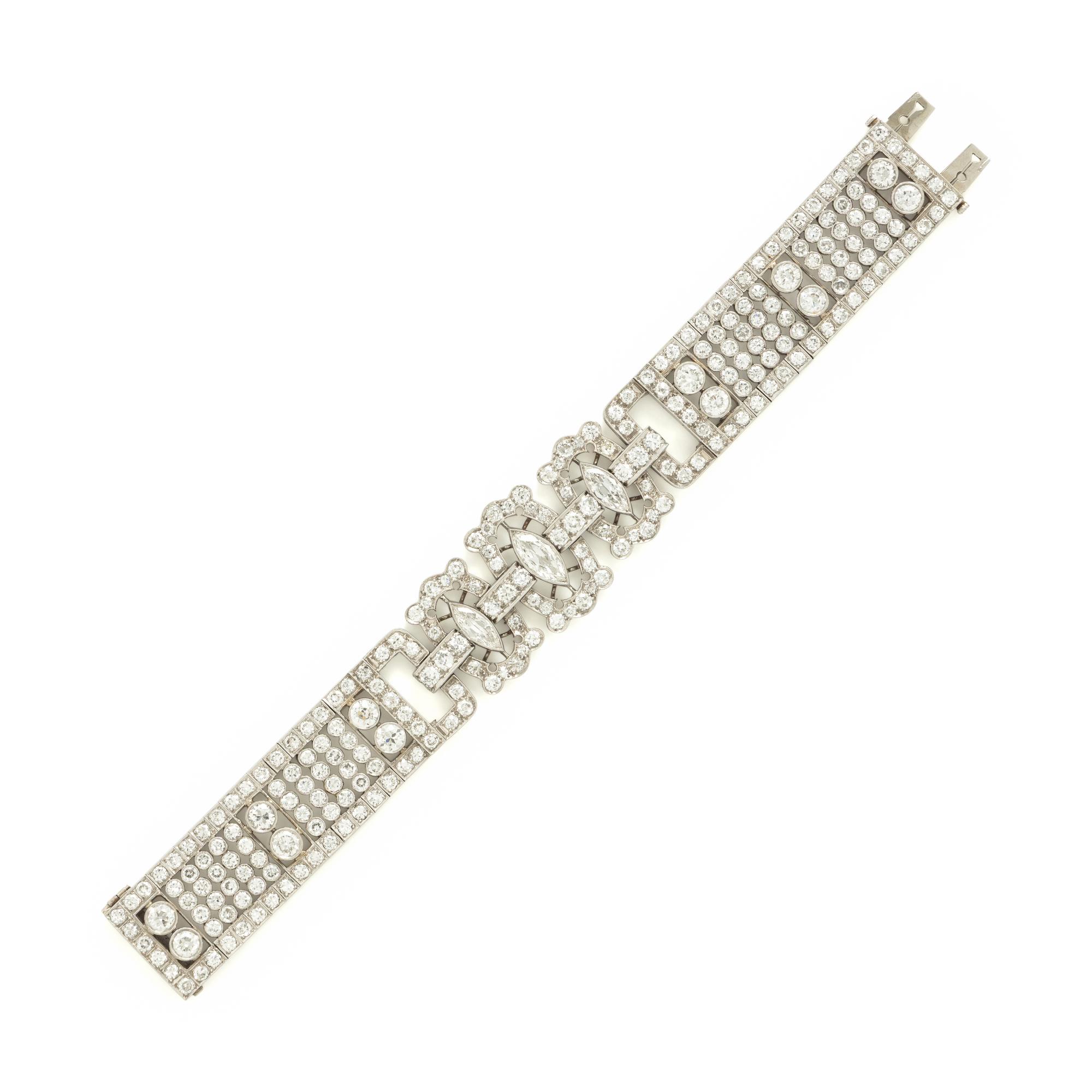 Diamond and Platinum Bracelet