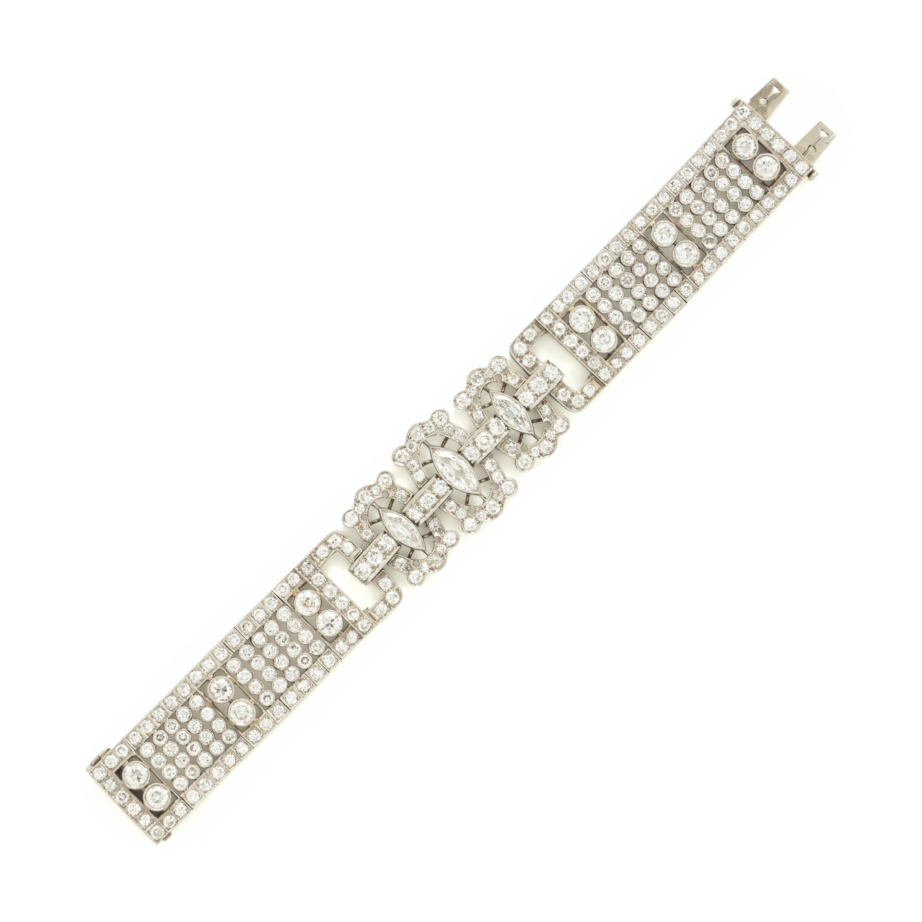 Diamond and Platinum Bracelet