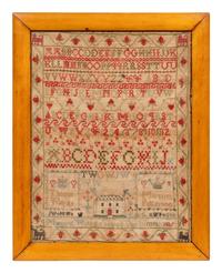 An American Needlework Schoolgirl’s Sampler