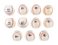 A Group of 11 300 Win Club Signed Autograph Baseballs (Beckett Authentication Services),