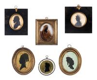 Six Framed Silhouettes