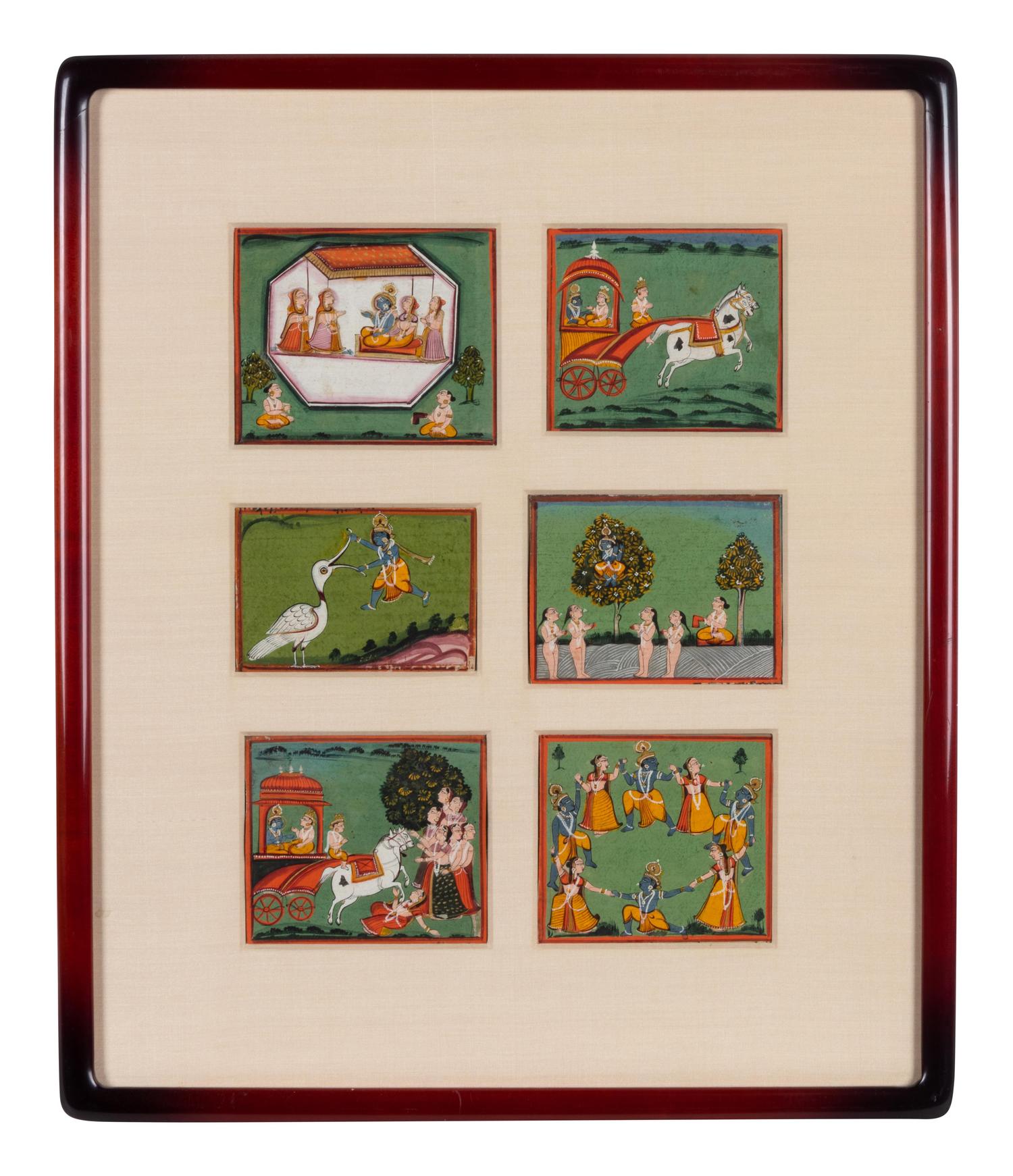 Six Miniature Indian Paintings (ETA #143)