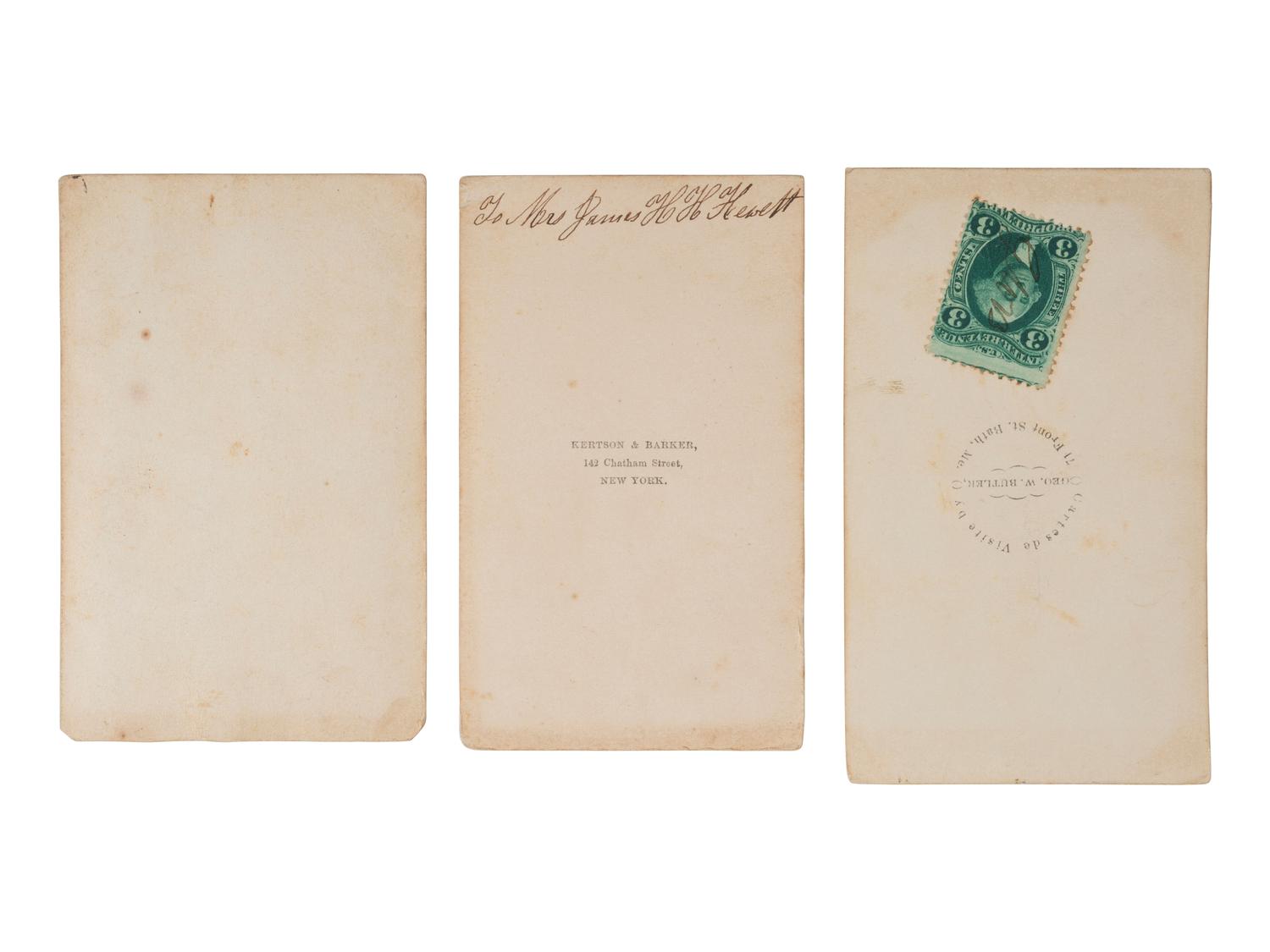 [CIVIL WAR]. Hewett brothers of Maine Civil War archive incl. CDVs and correspondence.