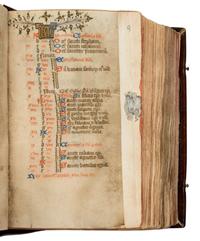 FOLLOWER OF HERMAN SCHEERE (active London, c. 1405-1425) Psalter, Use of Sarum, in Latin, illuminated manuscript on parchment [England, London, c. 1425-35]