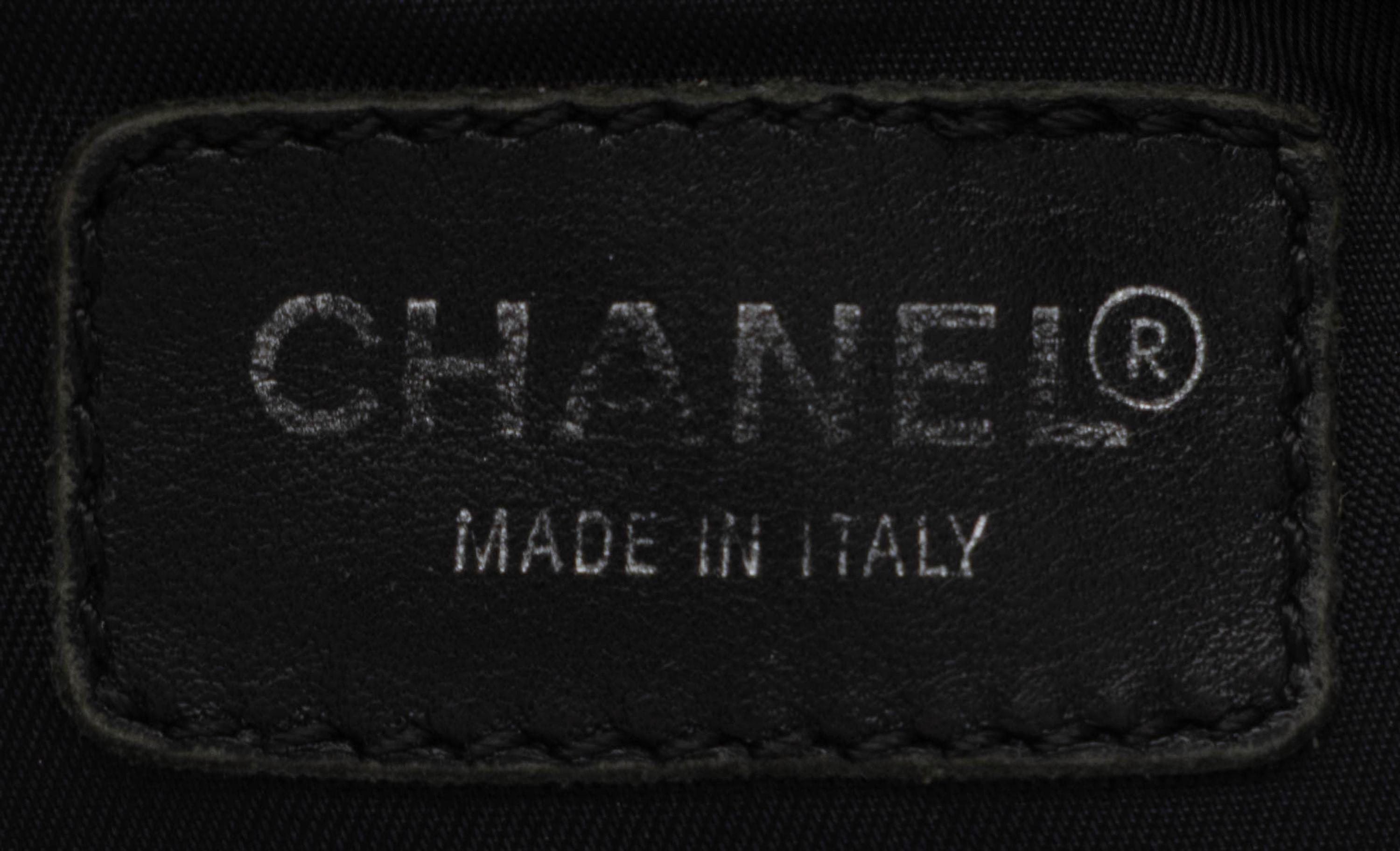 Chanel, Travel Ligne Tote in Black Nylon Jacquard