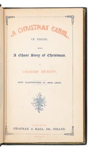 DICKENS, Charles (1812-1870). [Christmas Books]. London, 1843-1848. Comprising: