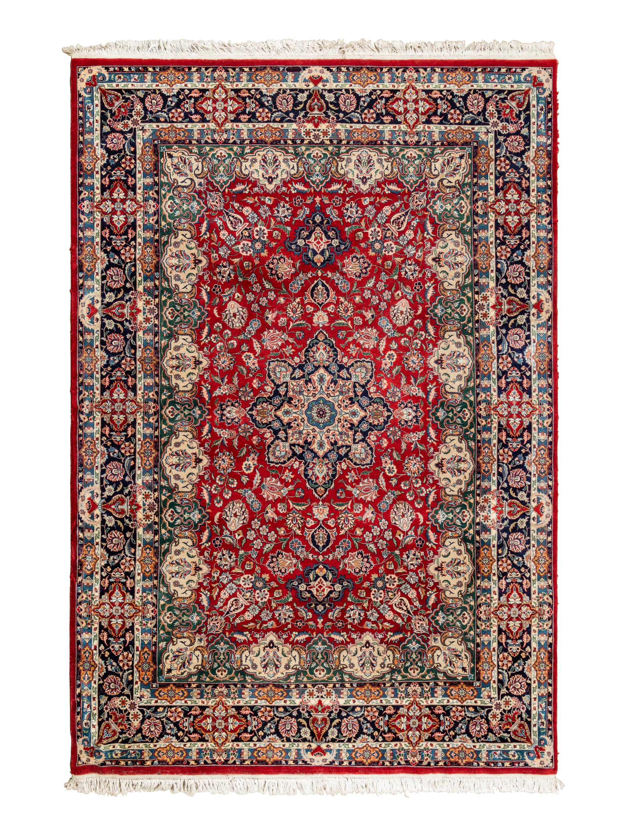 An Isfahan Wool Rug