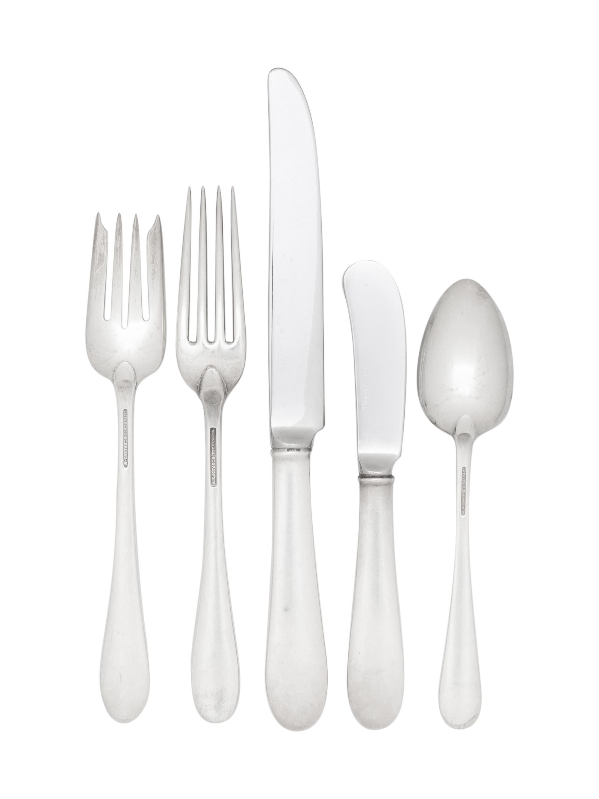 A Tiffany and Co. Silver Flatware Service