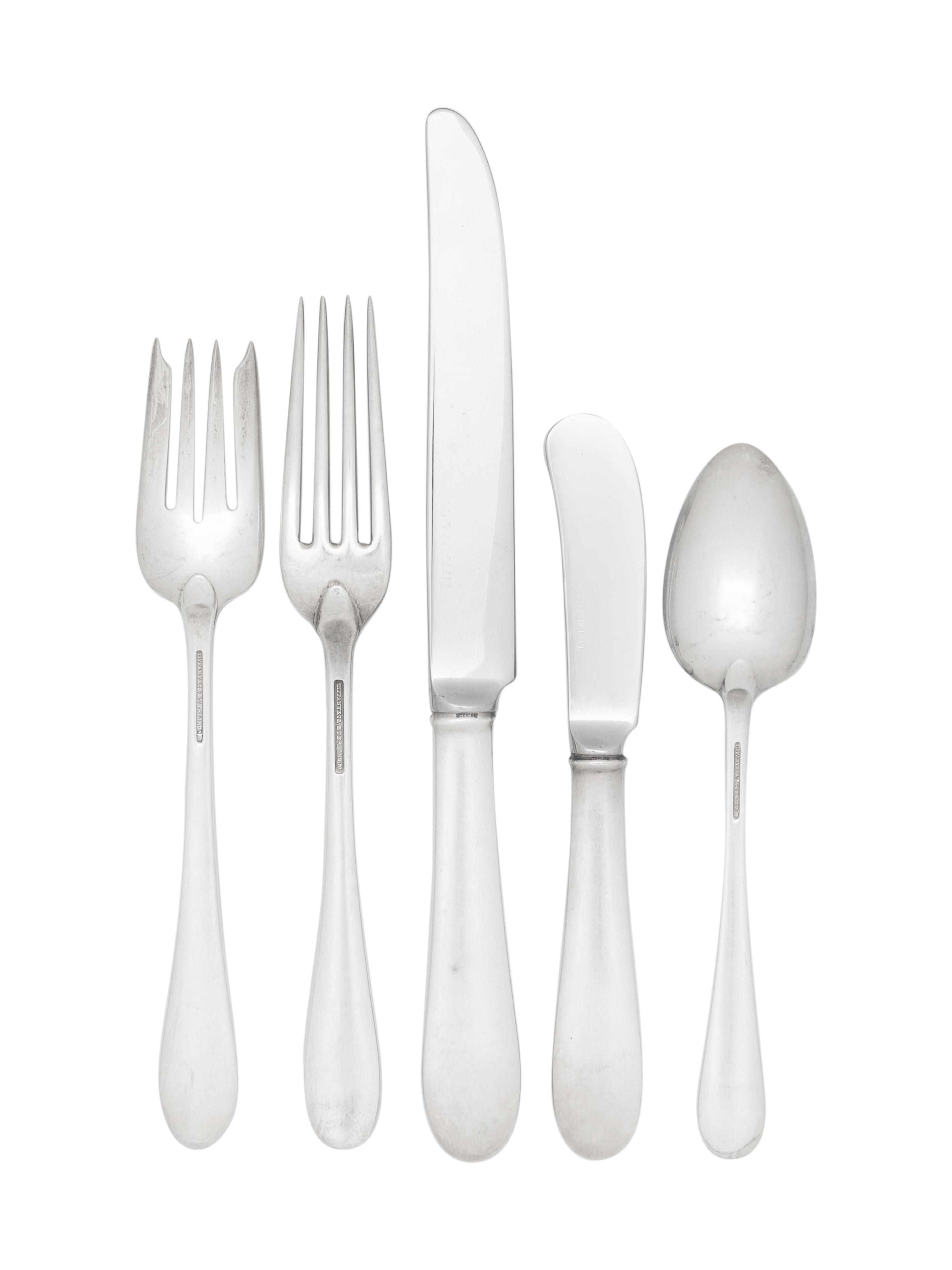 A Tiffany and Co. Silver Flatware Service