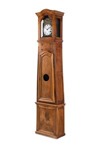 A French Provincial Walnut Tall-Case Clock