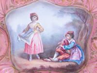 Six Continental Enamel Decorated Articles