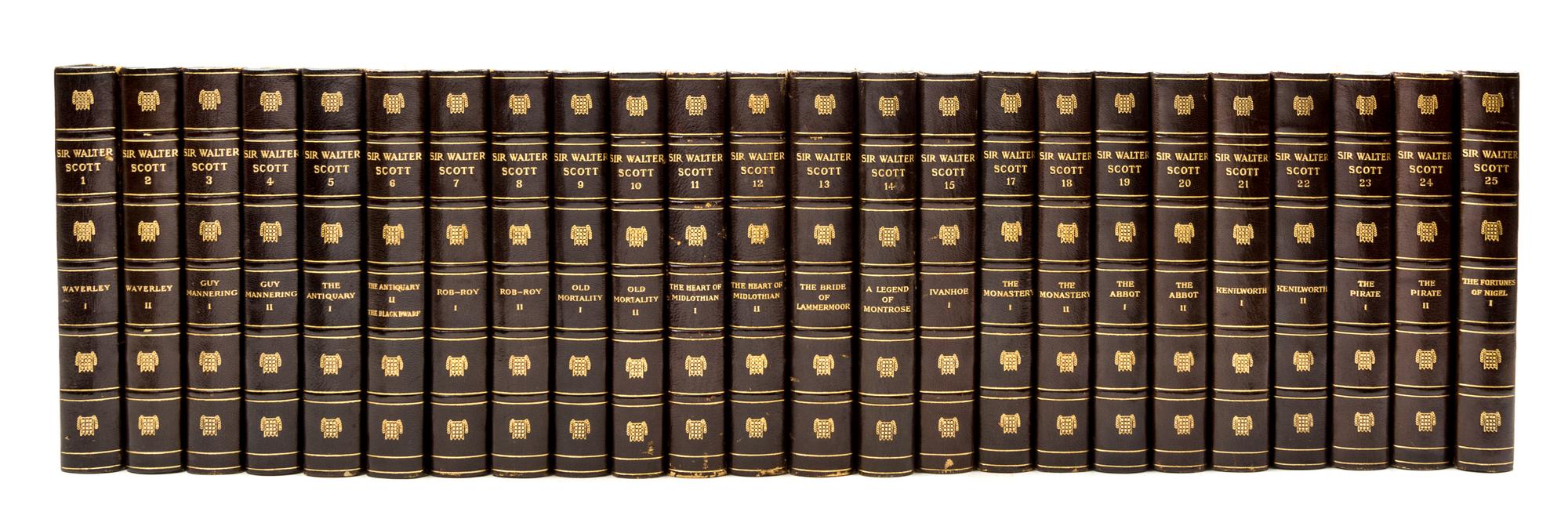 SCOTT, SIR WALTER. The Works. Boston, 1912.