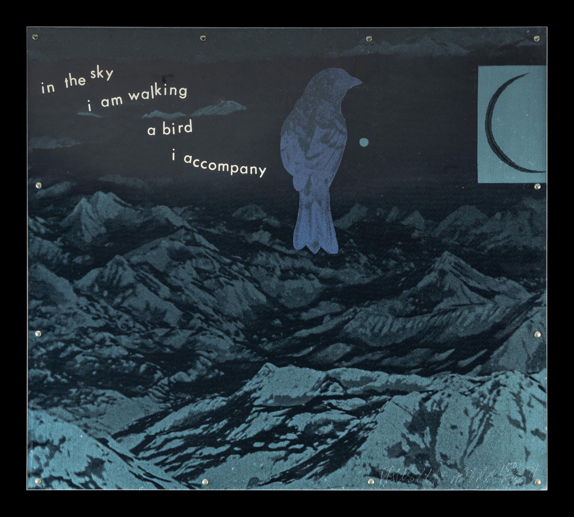 Opal Gospel (complete set of ten screenprints in colors on movable acrylic panels with the original Lucite base and screenprinted stainless steel cover), 1971