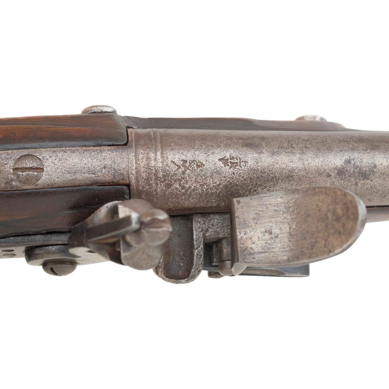 Rack Numbered Barnett Contract British Carbine Bore Land Pattern Flintlock Pistol