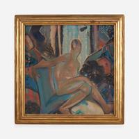 Henry Bainbridge McCarter (American, 1864–1942) Seated Nude