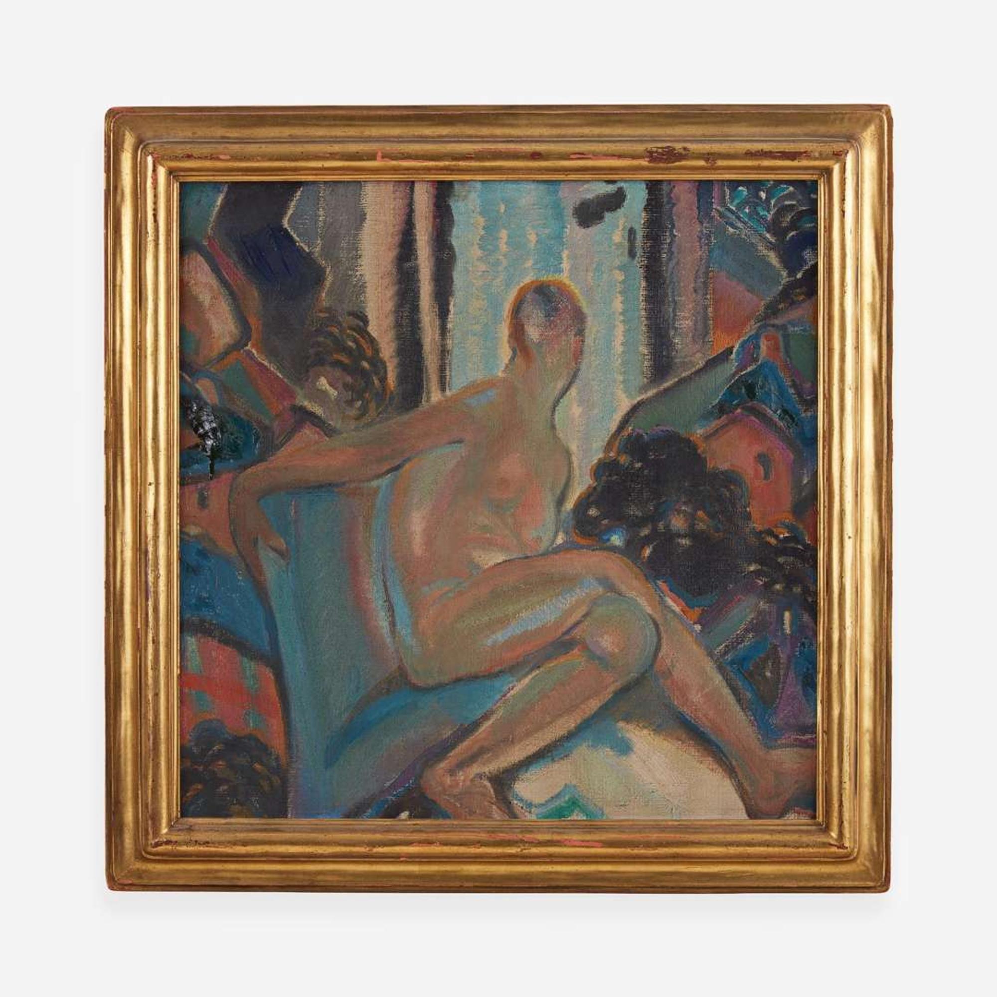 Henry Bainbridge McCarter (American, 1864–1942) Seated Nude