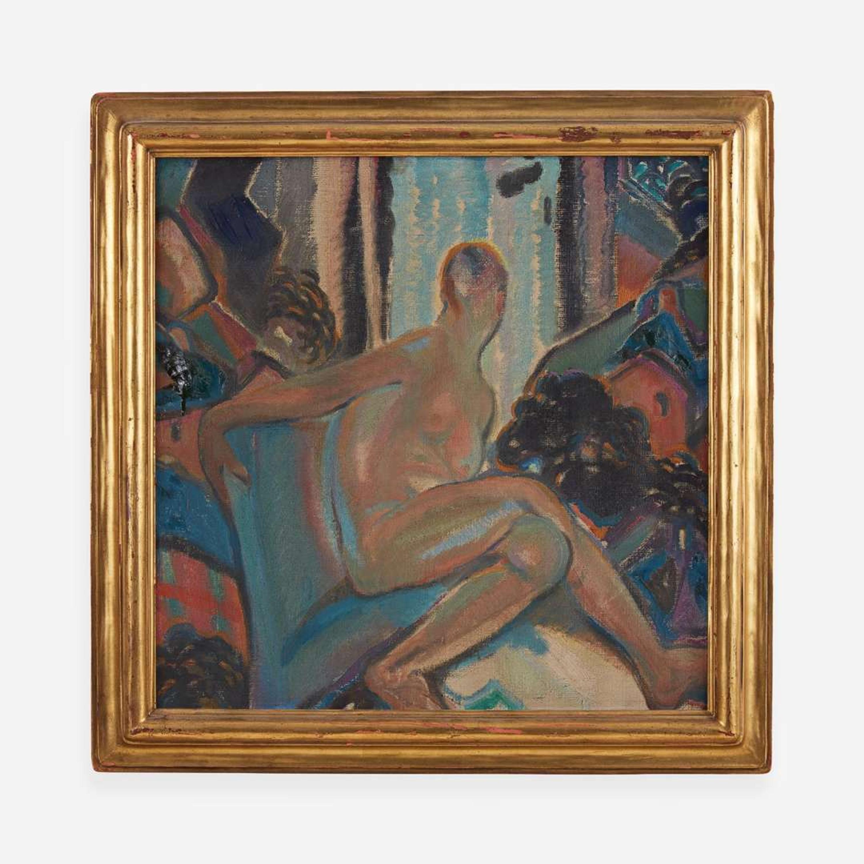 Henry Bainbridge McCarter (American, 1864–1942) Seated Nude