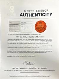 A 1989 NBA All Star Signed Autograph Basketball Featuring Michael Jordan (Beckett Authentication Services) - 26 Signatures