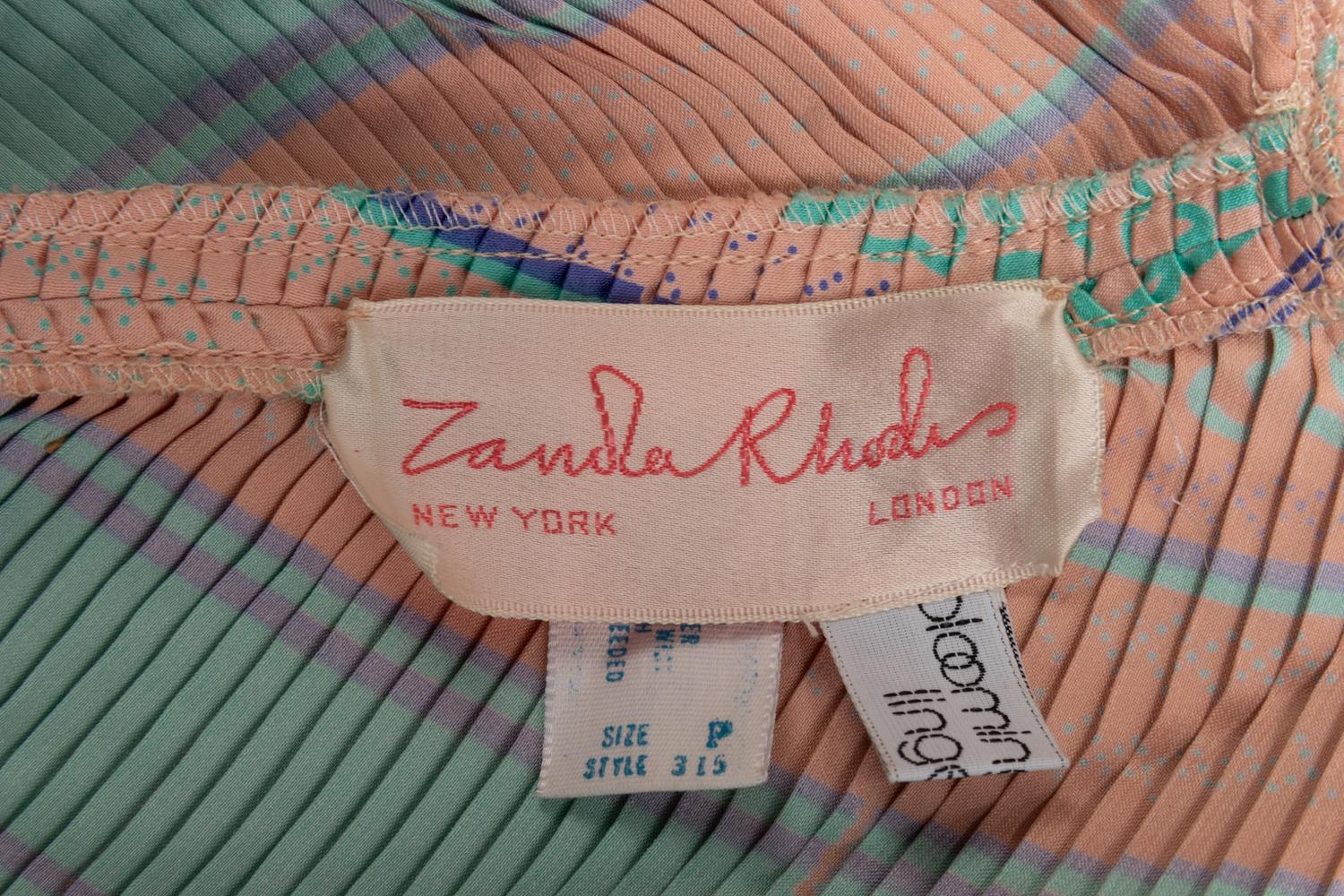Zandra Rhodes Pleated Ensemble,