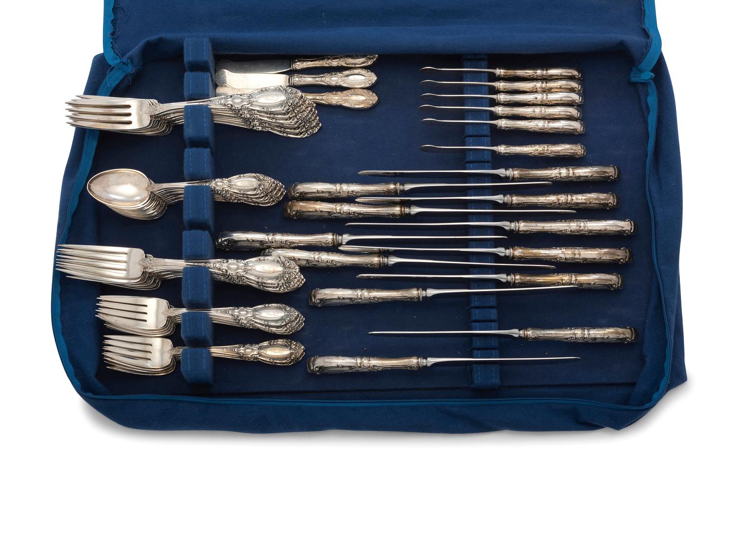 An American Silver Flatware Service