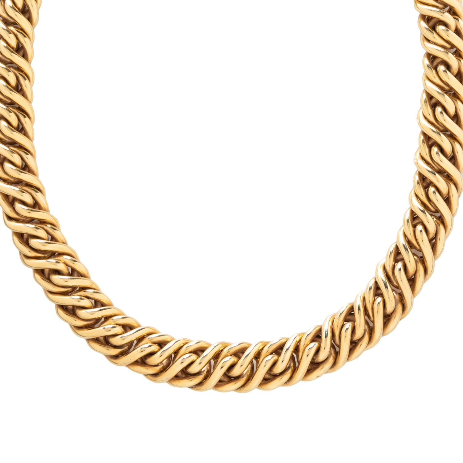 YELLOW GOLD NECKLACE