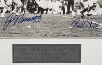 A Joe Namath Bubba Smith Signed Super Bowl III 1969 Photograph,