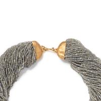 ANGELA PINTALDI, MULTISTRAND LABRADORITE BEAD NECKLACE