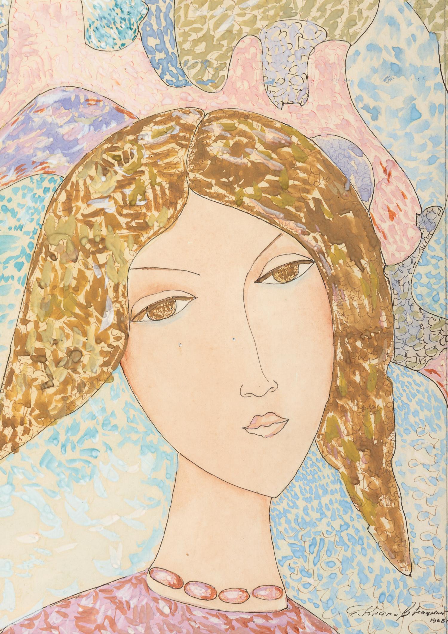 Portraits (a pair of works)
