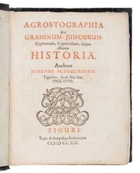 [Natural History] Scheuchzer, Johann. Agrostographia sive graminum, juncorum, cyperorum