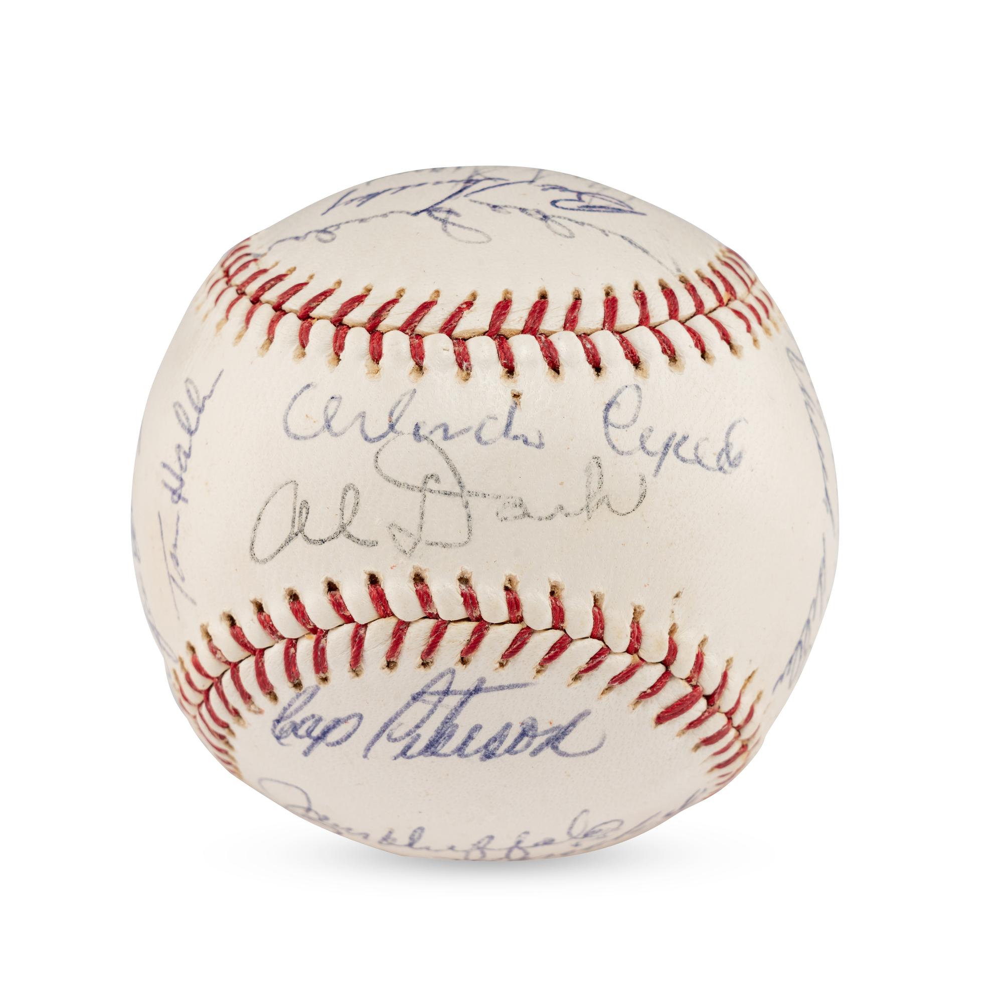 A 1964 San Francisco Giants Team Signed Autograph Baseball Featuring Willie Mays and Multiple Hall of Famers (PSA Letter of Authenticity),