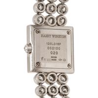 HARRY WINSTON, DIAMOND AND PLATINUM 'SIGNATURE' WATCH