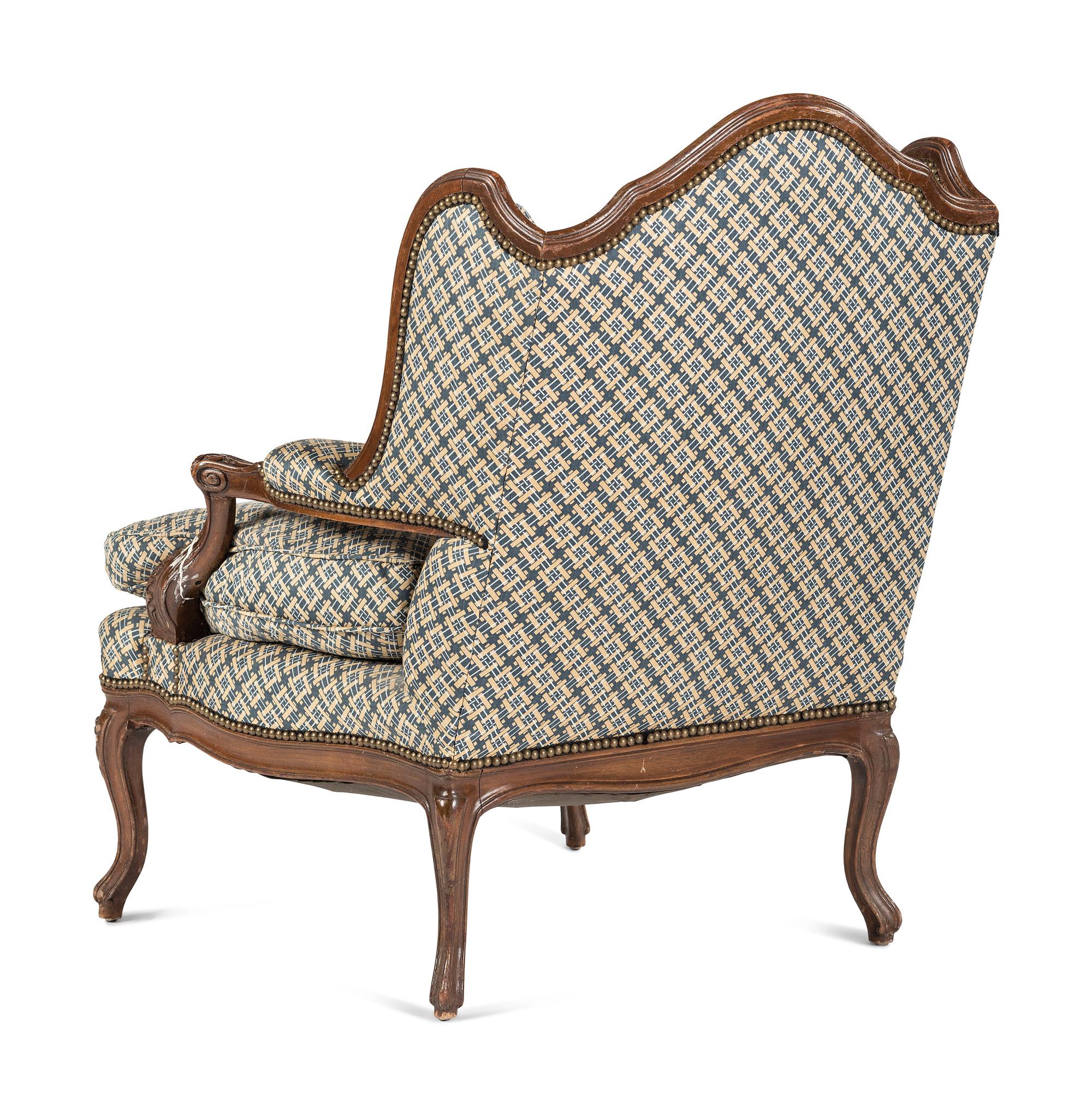A Louis XV Style Bergere a l'Oreille