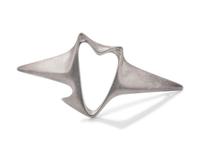 A Modernist Sterling Silver Brooch, Henning Koppel for Georg Jensen,