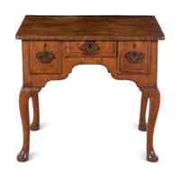 A George I Walnut Veneered Dressing Table