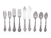 An American Silver Flatware Service