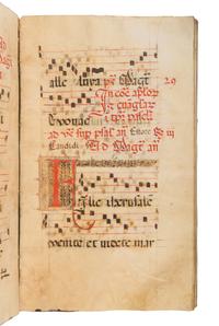 POLISH CHOIR BOOK Sanctoral, use of Dominicans, in Latin, illuminated manuscript on parchment [Poland, 1559]