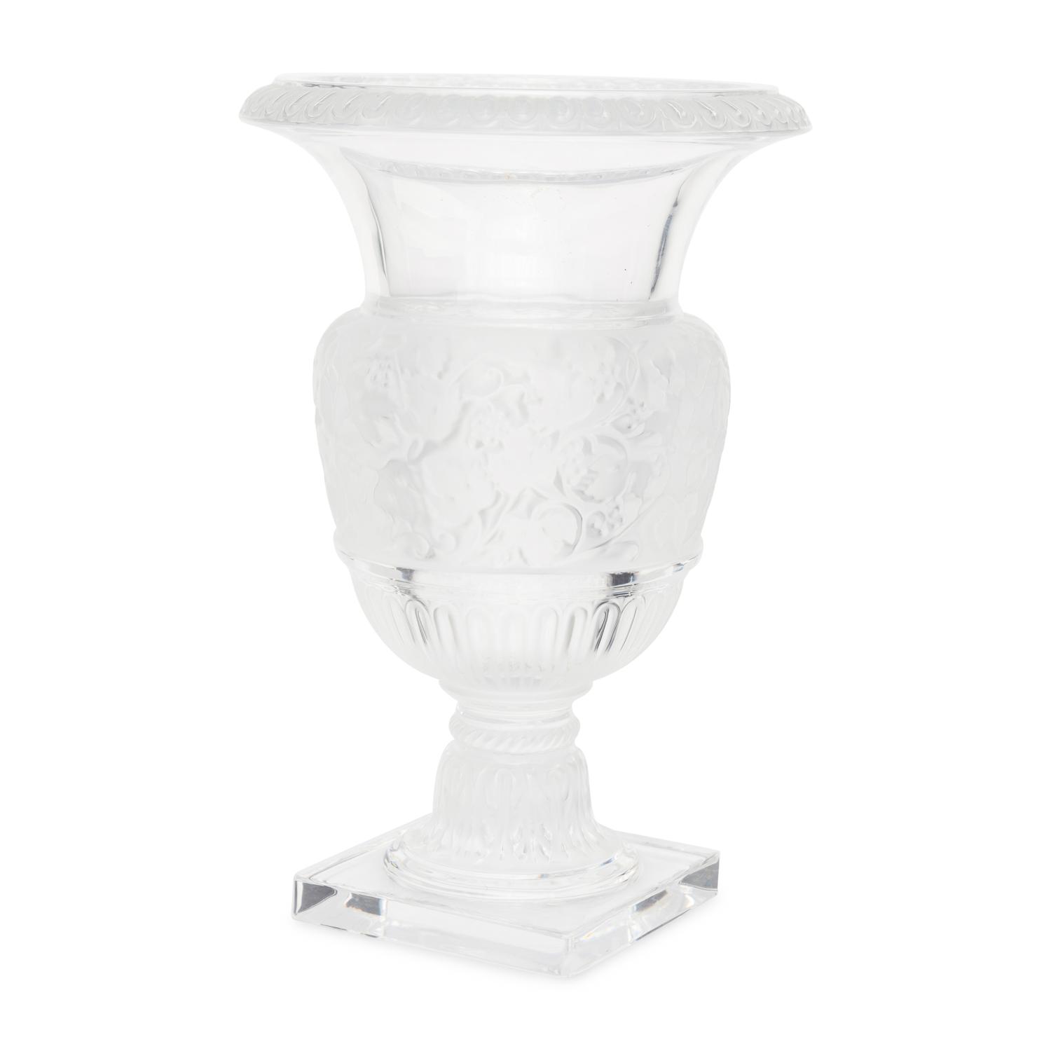 A Lalique Versailles Vase