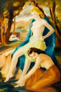Woman in Landscape