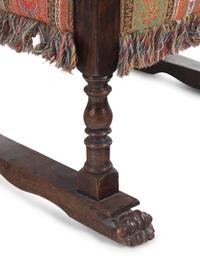 A Spanish Baroque Walnut Armchair