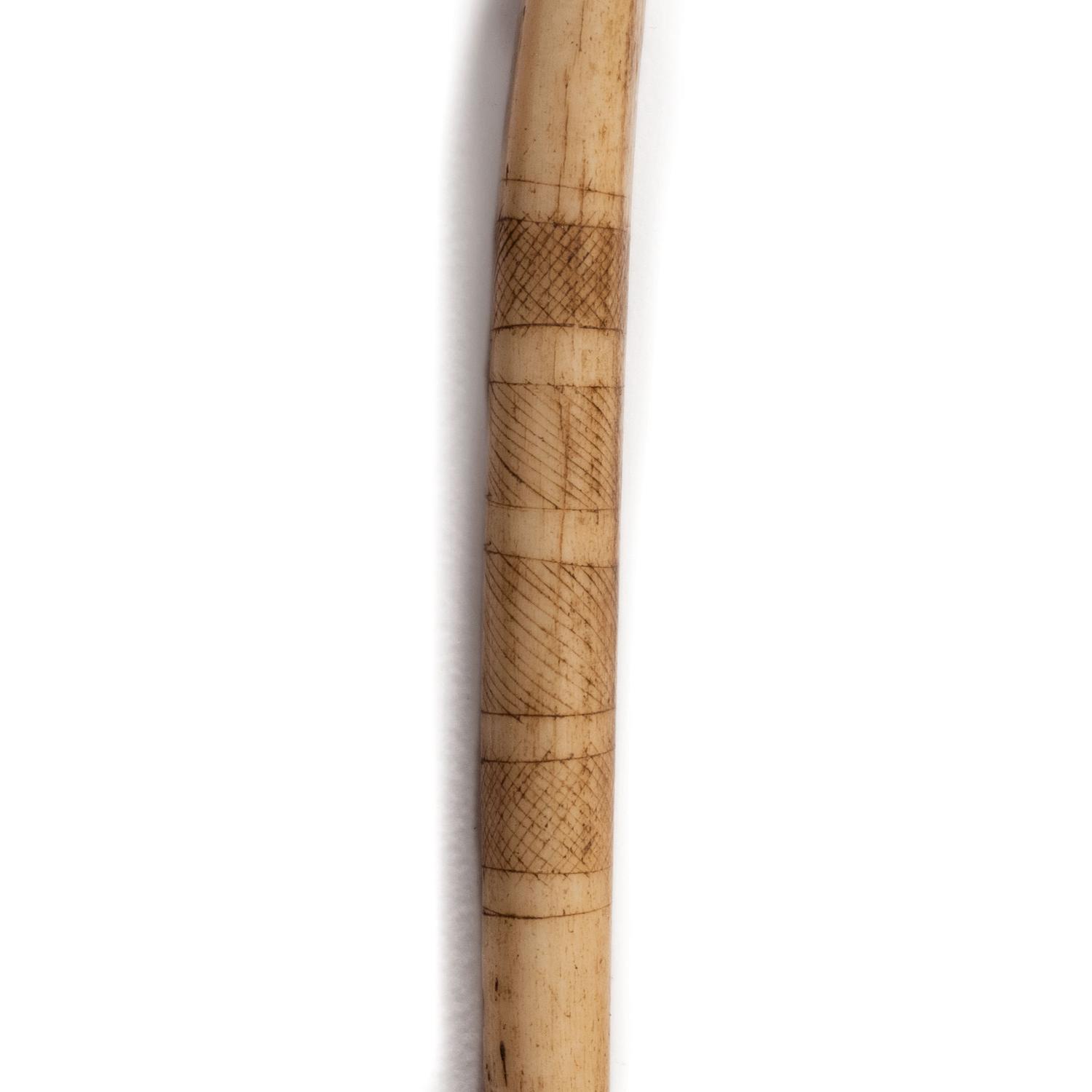 Sioux Beaded Awl Case, with Decorated Bone Awl