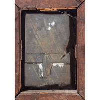 A Victorian Painted Cast Iron Framed Wall Sculpture