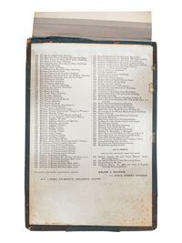 [WORLD'S FAIR]. GOLSEN, Ralph J., photographer. Photo album and souvenir map for the 1893 Chicago World's Columbian Exposition.