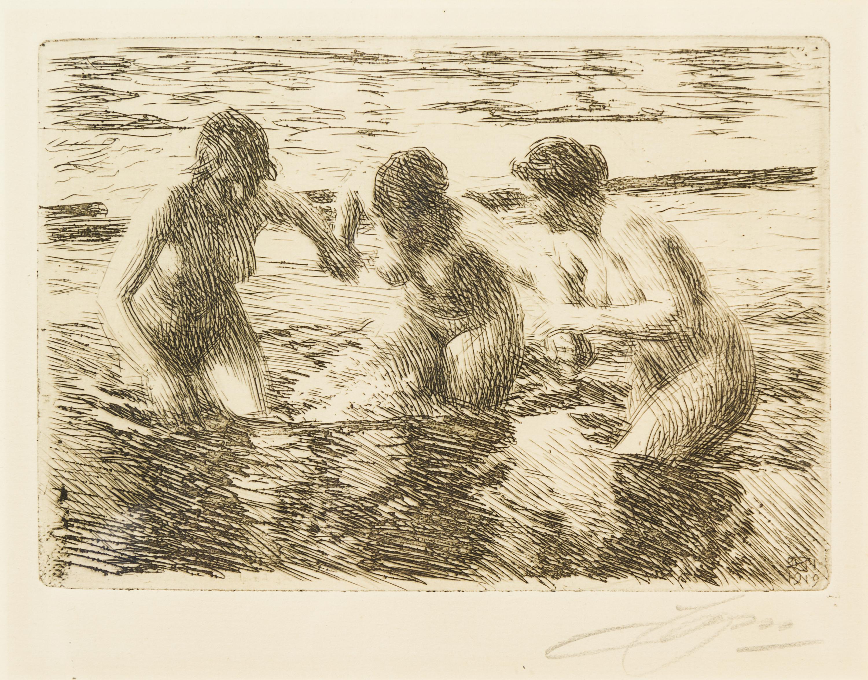 Anders Zorn, (Swedish, 1860-1920), Against the Current, 1919