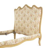 A Louis XV Style Carved and Painted Wood Daybed