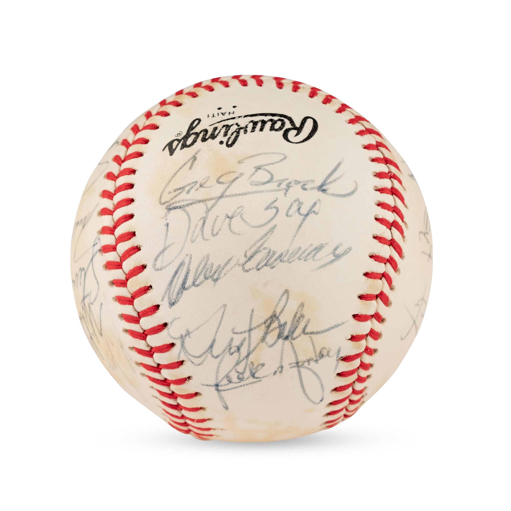 A 1982 Los Angeles Dodgers Team Signed Autograph Baseball (Beckett Authentication Services)