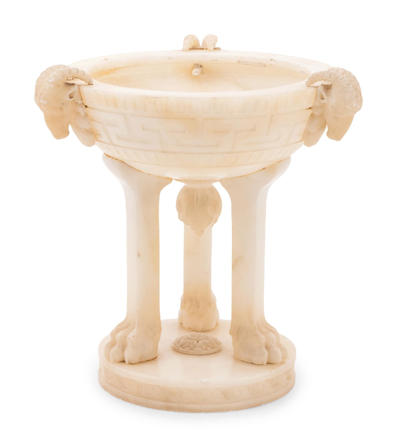 An Italian Alabaster Tazza