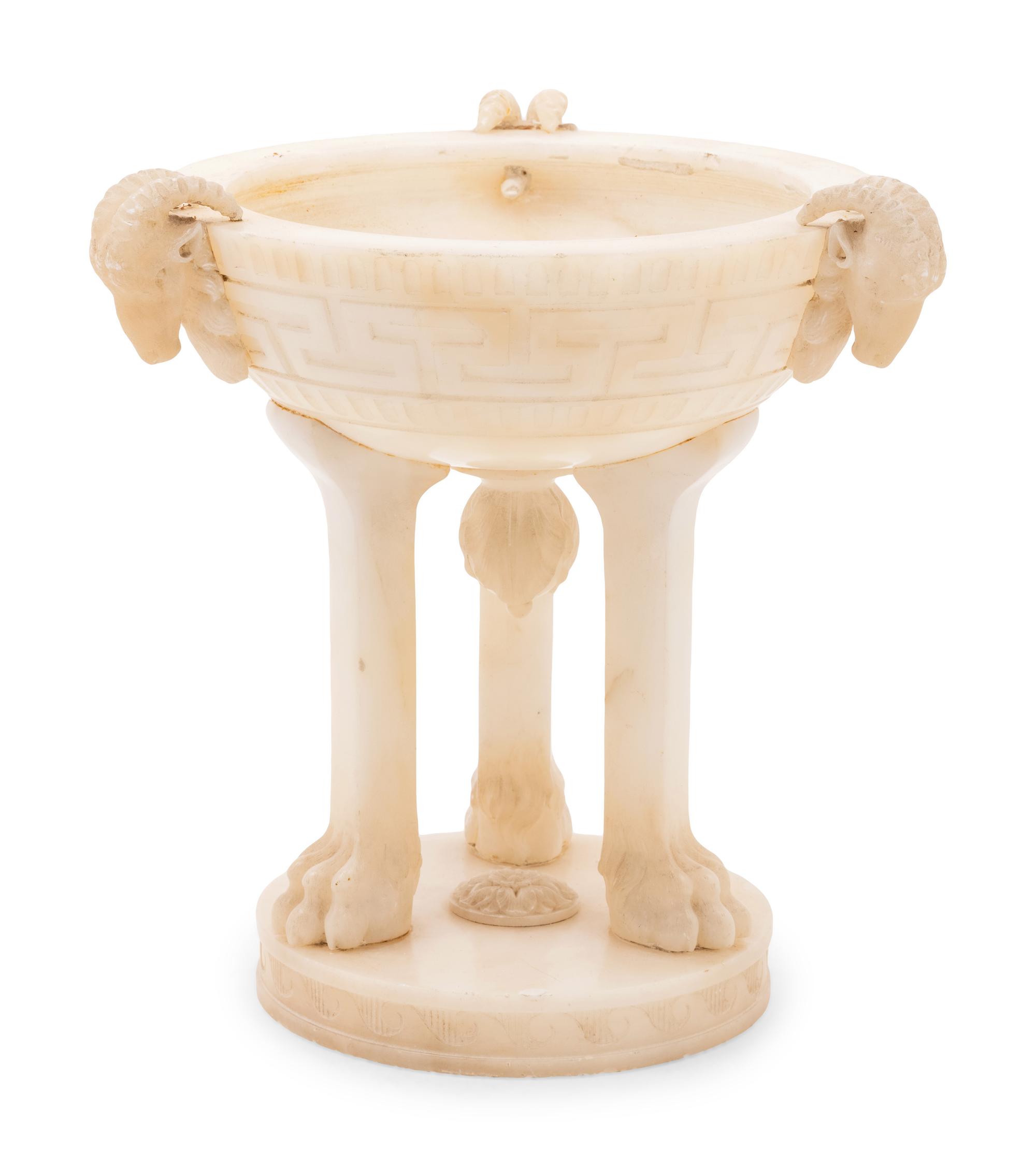 An Italian Alabaster Tazza