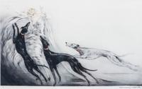 Louis Icart, (French, 1888-1950), Coursing II, 1929